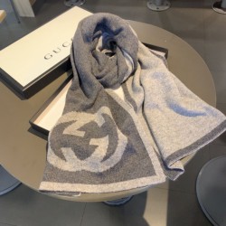 Replica Sciarpa Classic Cashmere Grigio Scuro