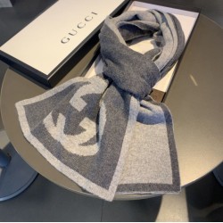 Replica Sciarpa Classic Cashmere Grigio Scuro