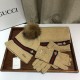 Replica Classic Cashmere Jacquard Sciarpa e Cappello Marrone