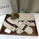 Replica Classic Cashmere Jacquard Sciarpa e Cappello Beige