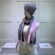 Replica Classic Cashmere Jacquard Sciarpa e Cappello Rosa / Grigio