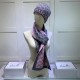Replica Classic Cashmere Jacquard Sciarpa e Cappello Rosa / Grigio