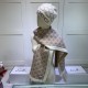 Replica Classic Cashmere Jacquard sciarpa e cappello fronte / bianco