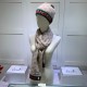 Replica Sciarpa e cappello classici in jacquard cashmere marrone / rosso