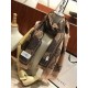Replica Sciarpa in cashmere con logo jacquard GG Lurex Marrone