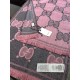 Replica Sciarpa in cashmere con logo jacquard GG Lurex Rose