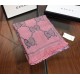 Replica Sciarpa in cashmere con logo jacquard GG Lurex Rose