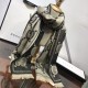 Replica Sciarpa in cashmere con logo jacquard GG Lurex Grigio