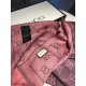 Replica Sciarpa Classic jacquard in lana 48 x 180 rosa