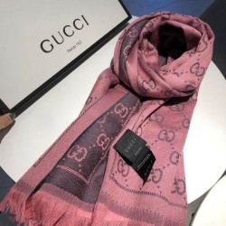 Replica Sciarpa Classic jacquard in lana 48 x 180 rosa