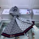 Replica Sciarpa cashmere jacquard 30 x 190 Grigio