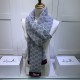 Replica Sciarpa cashmere jacquard 30 x 190 Grigio