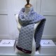 Replica Sciarpa cashmere jacquard 30 x 190 Grigio