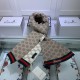 Replica Sciarpa cashmere jacquard 30 x 190 Marrone