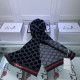 Replica Sciarpa cashmere jacquard 30 x 190 blu scuro