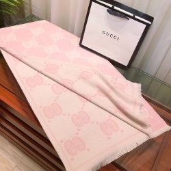 Replica Sciarpa in lana bicolore double face 50 x 200 Rosa