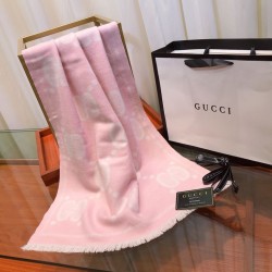 Replica Sciarpa in lana bicolore double face 50 x 200 Rosa