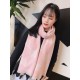 Replica Sciarpa in lana bicolore double face 50 x 200 Rosa