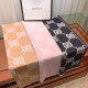 Replica Sciarpa in lana bicolore double face 50 x 200 Rosa
