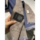 Replica Sciarpa in cashmere jacquard GG 23 x 180 blu scuro