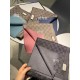 Replica Sciarpa in cashmere jacquard GG 23 x 180 blu scuro
