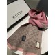 Replica Sciarpa in cashmere jacquard con motivo GG 23 x 180 Rosa Replica Sciarpa in cashmere jacquard con motivo GG 23 x 180 Rosa