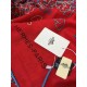 Replica Hermes divertente scialle di seta cashmere testa di cavallo 140 rosso