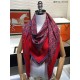 Replica Hermes divertente scialle di seta cashmere testa di cavallo 140 rosso