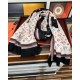 Replica Sciarpa lunga in cashmere stampato 100 x 200
