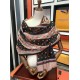 Replica Sciarpa lunga 100 x 200 in cashmere stampato