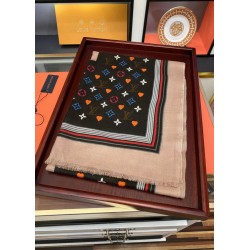 Replica Sciarpa lunga 100 x 200 in cashmere stampato