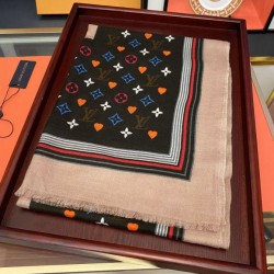 Replica Sciarpa lunga 100 x 200 in cashmere stampato