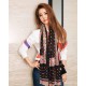 Replica Sciarpa lunga 100 x 200 in cashmere stampato